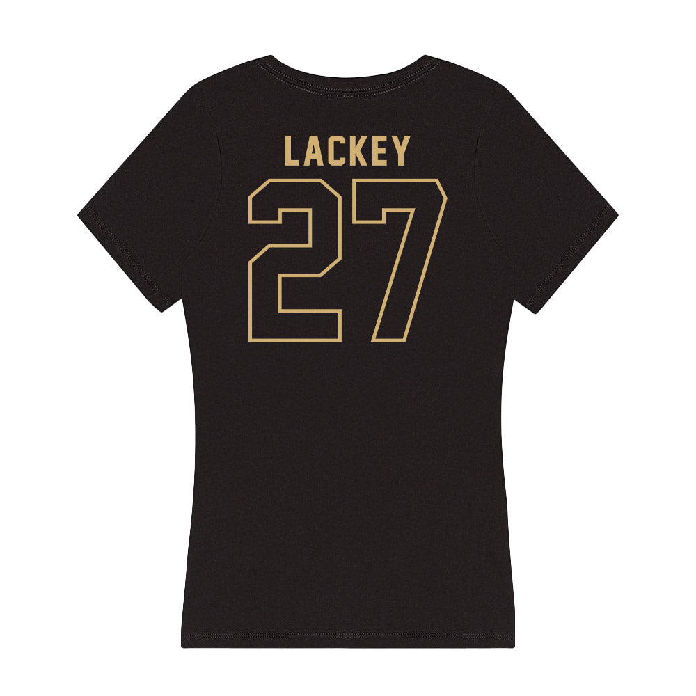 Vanderbilt - NCAA Football : Jaylin Lackey - Women's V-Neck T-Shirt-1
