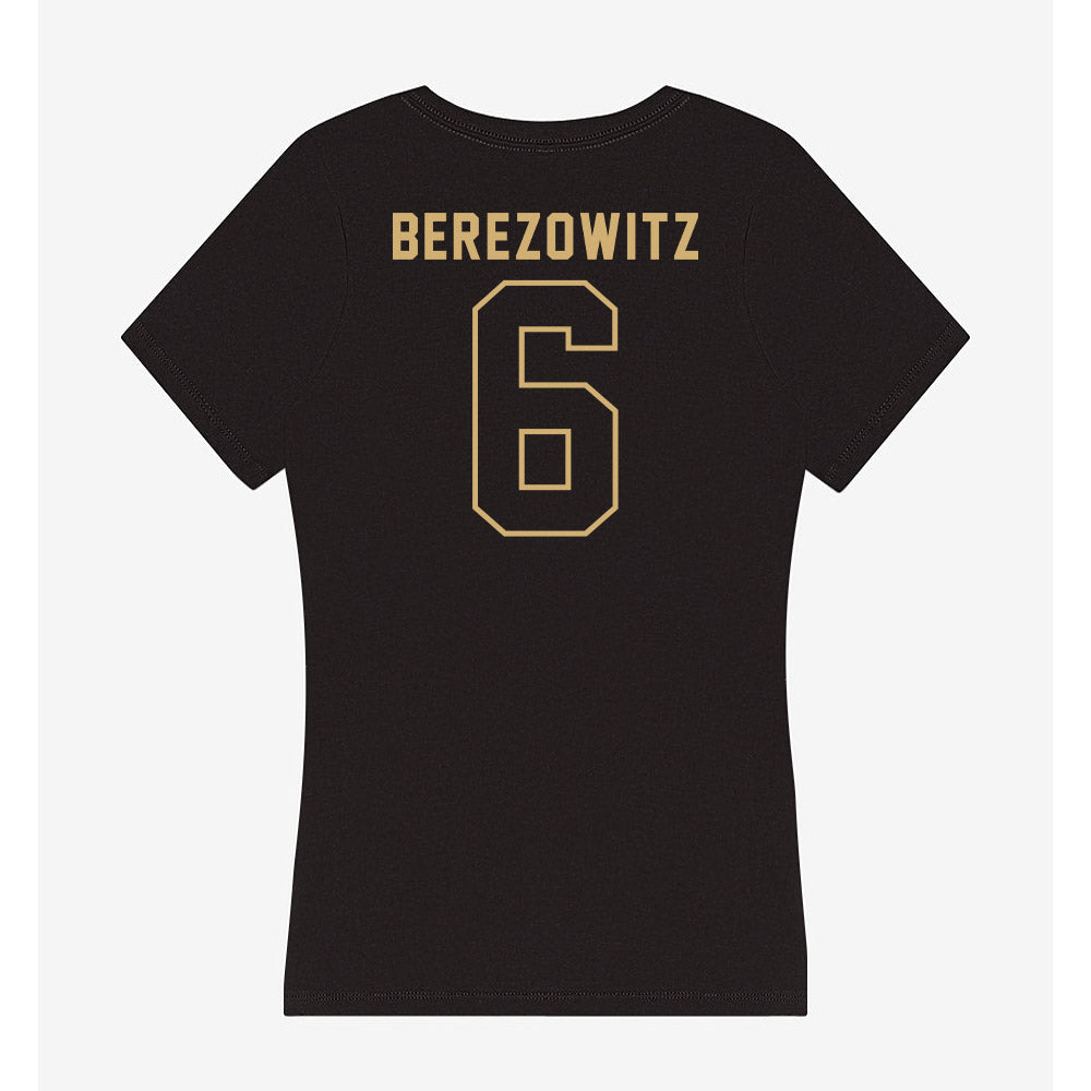Vanderbilt - NCAA Women's Volleyball : Kati Berezowitz - Women's V-Neck T-Shirt-1