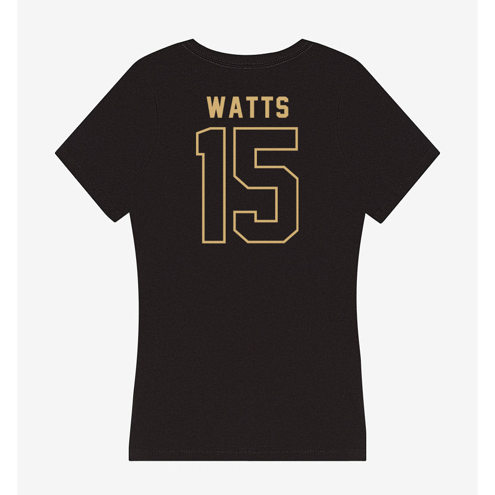 Vanderbilt - NCAA Women's Soccer : Sydney Watts - Women's V-Neck T-Shirt-1