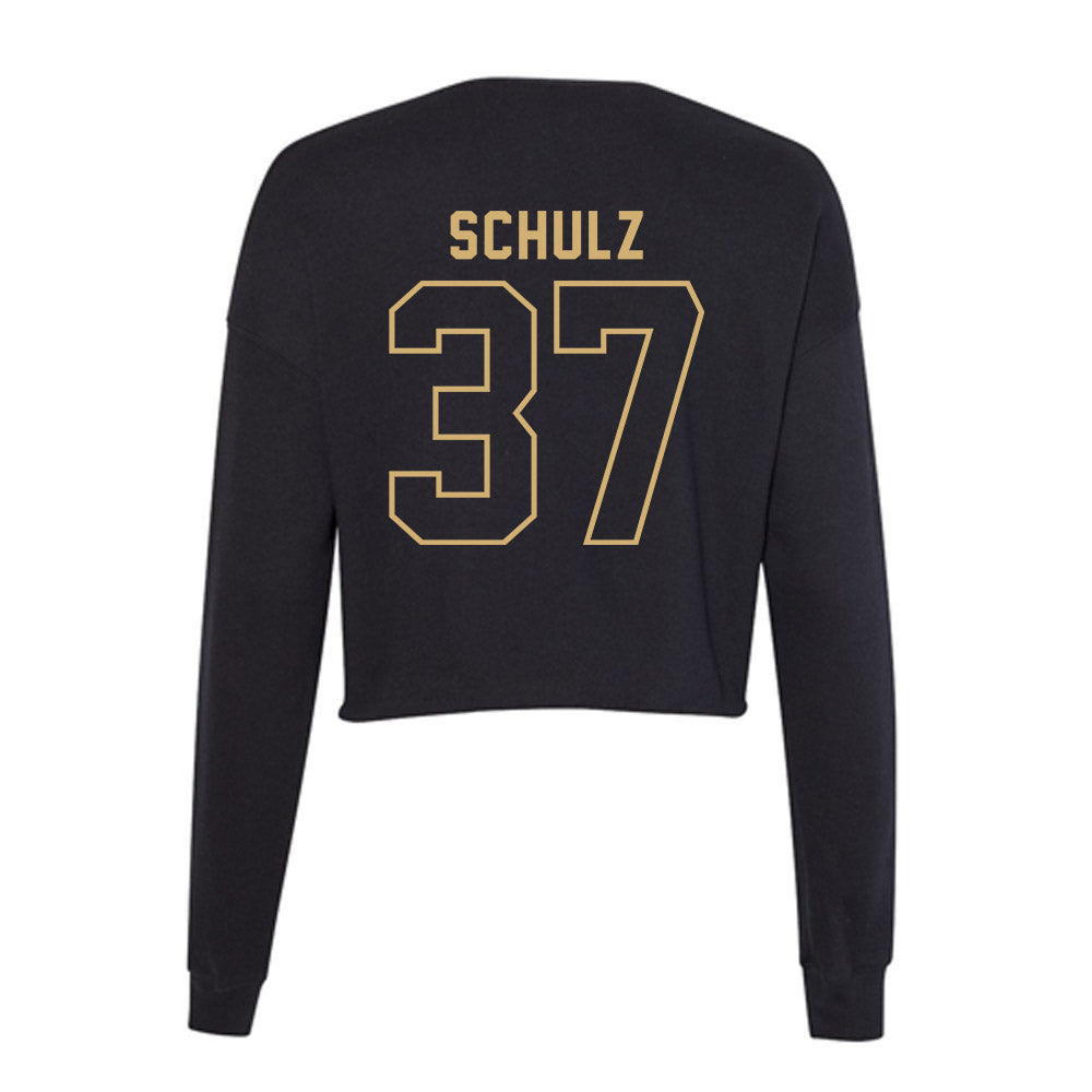 Vanderbilt - NCAA Baseball : Jakob Schulz - Women's Cropped Crew Fleece-1