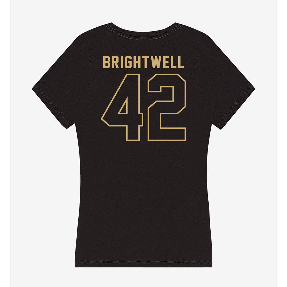 Vanderbilt - NCAA Baseball : Collin Brightwell - Women's V-Neck T-Shirt-1