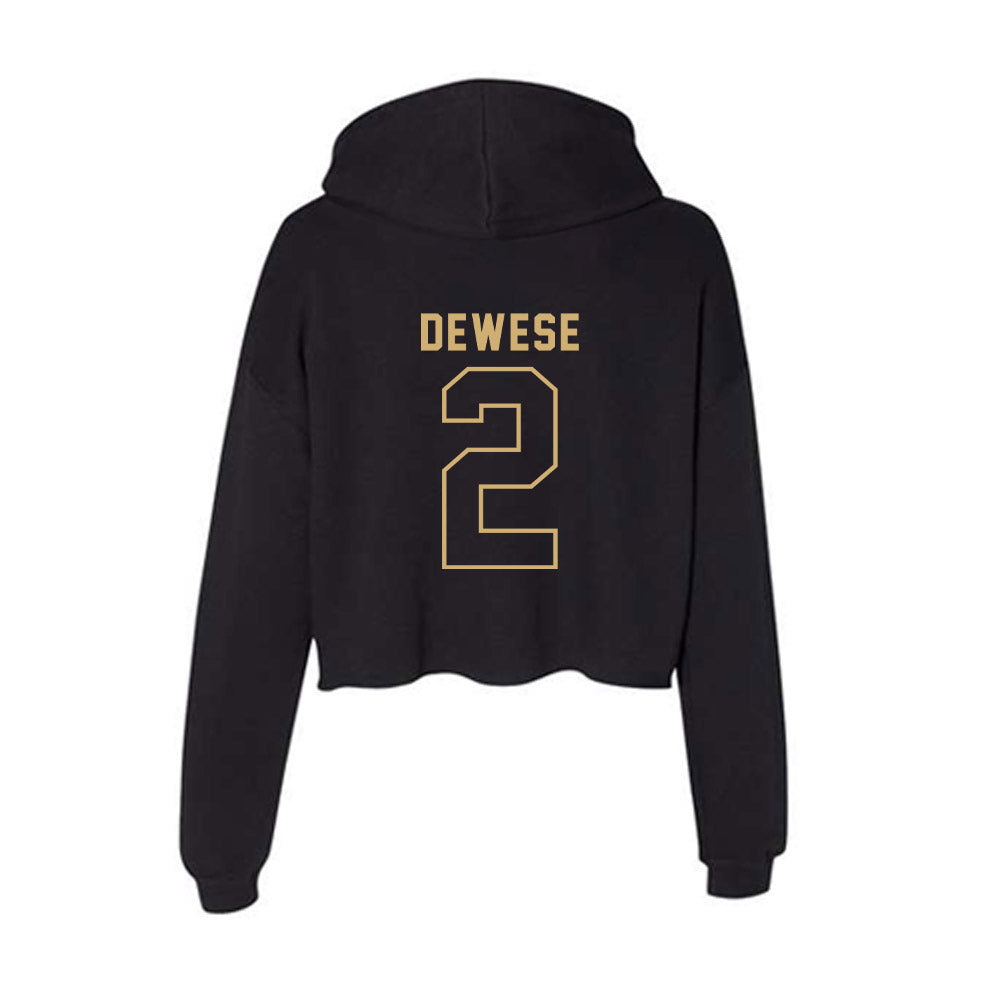Vanderbilt - NCAA Women's Volleyball : Taryn Dewese - Women's Crop Fleece Hoodie-1