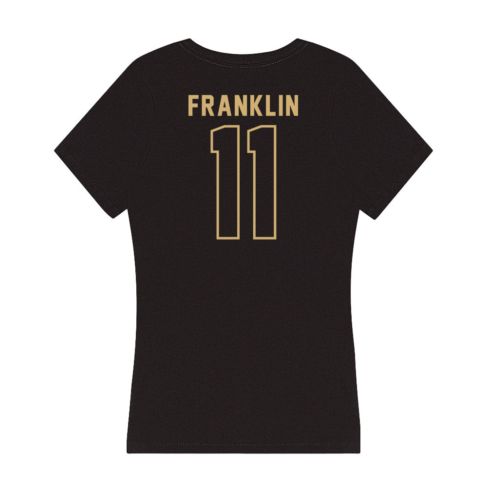 Vanderbilt - NCAA Women's Track & Field : Faith Franklin - Women's V-Neck T-Shirt-1