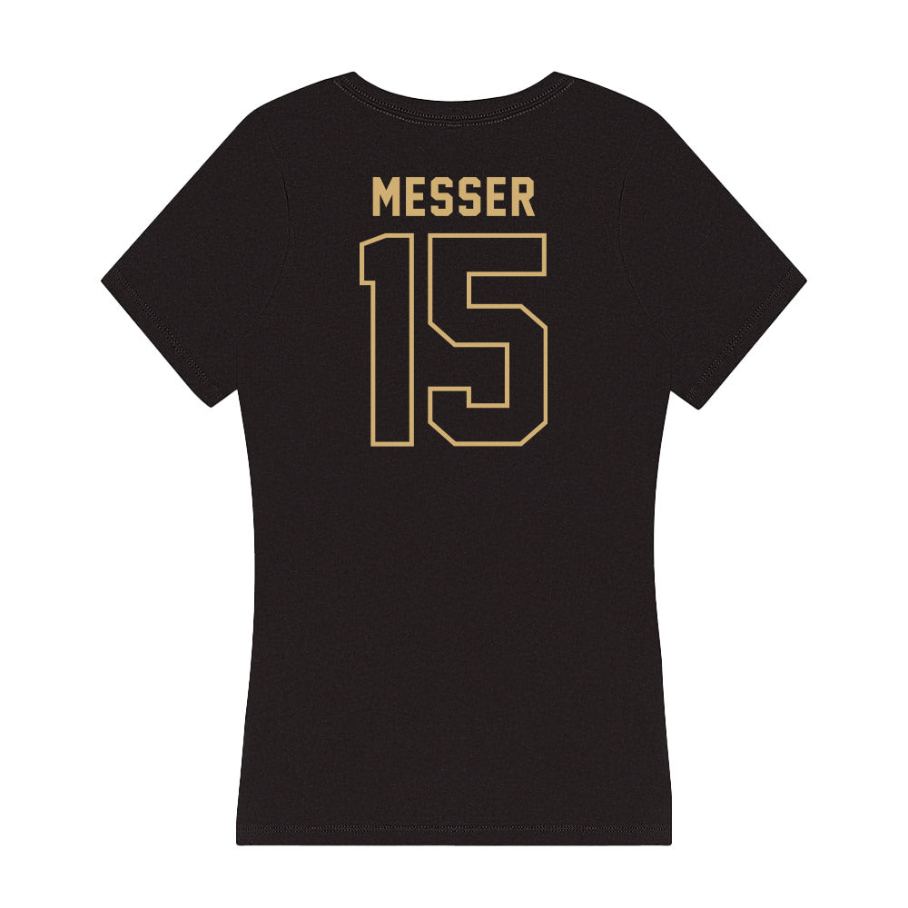 Vanderbilt - NCAA Men's Basketball : Coleson Messer - Women's V-Neck T-Shirt-1