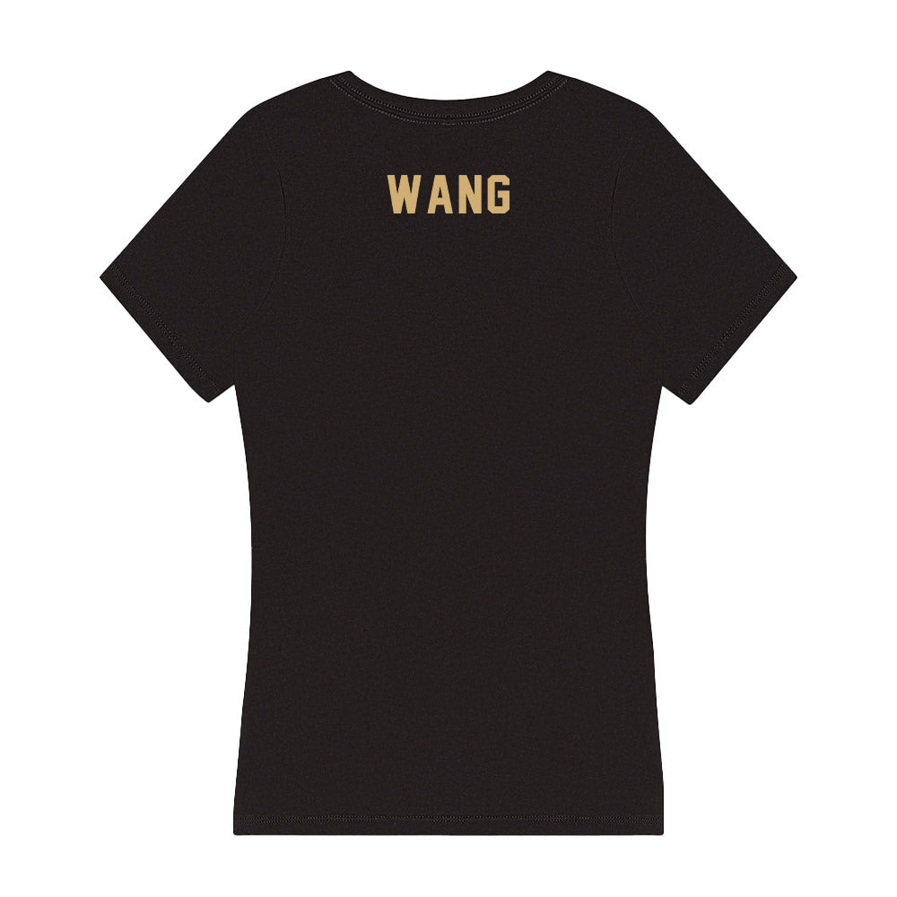 Vanderbilt - NCAA Men's Tennis : Paul Wang - Women's V-Neck T-Shirt-1