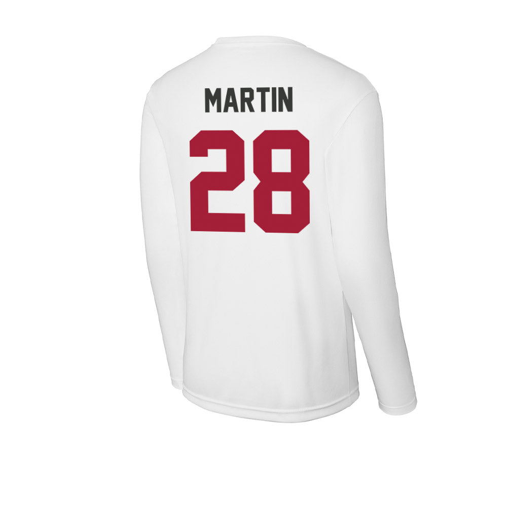 Arkansas - NCAA Baseball : Jordan Martin - Activewear Long Sleeve T-Shirt-1