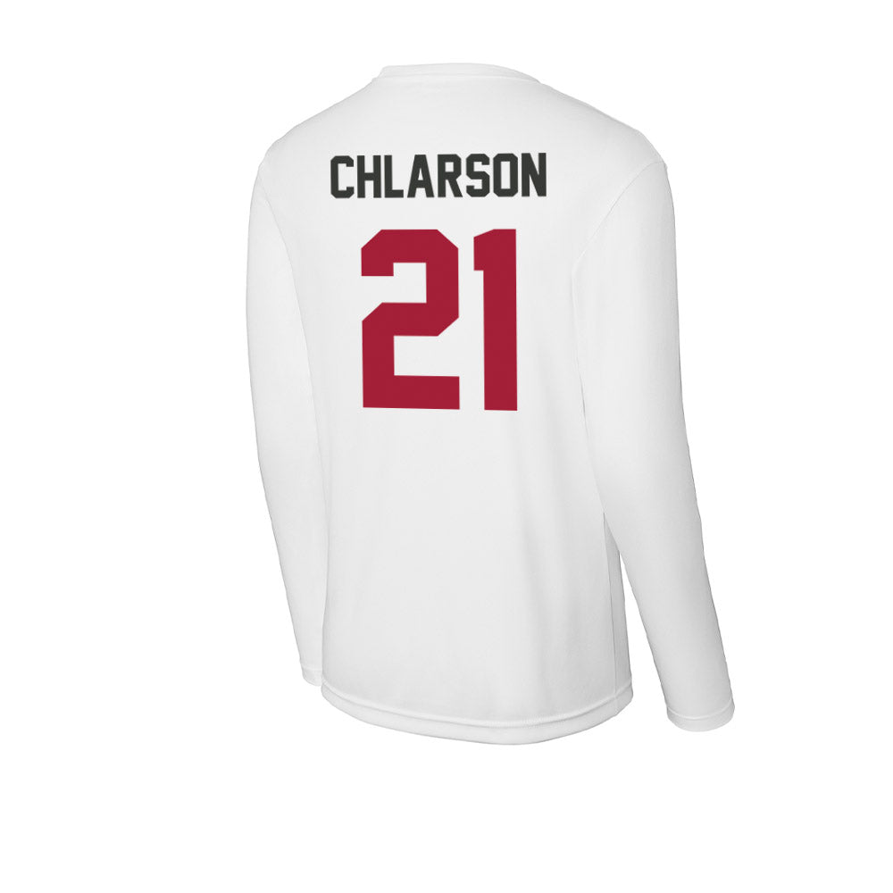 Arkansas - NCAA Women's Basketball : Ashlynn Chlarson - Activewear Long Sleeve T-Shirt-1