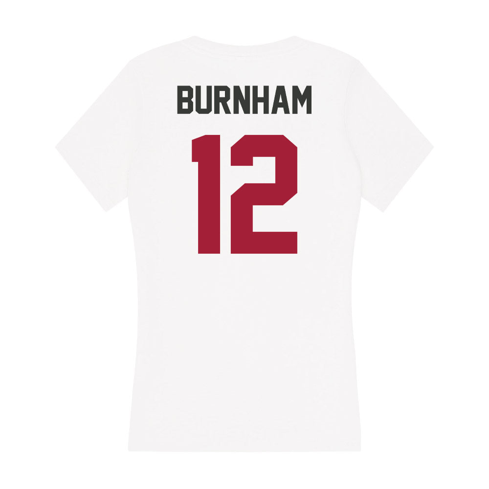 Arkansas - NCAA Softball : Payton Burnham - Women's V-Neck T-Shirt-1