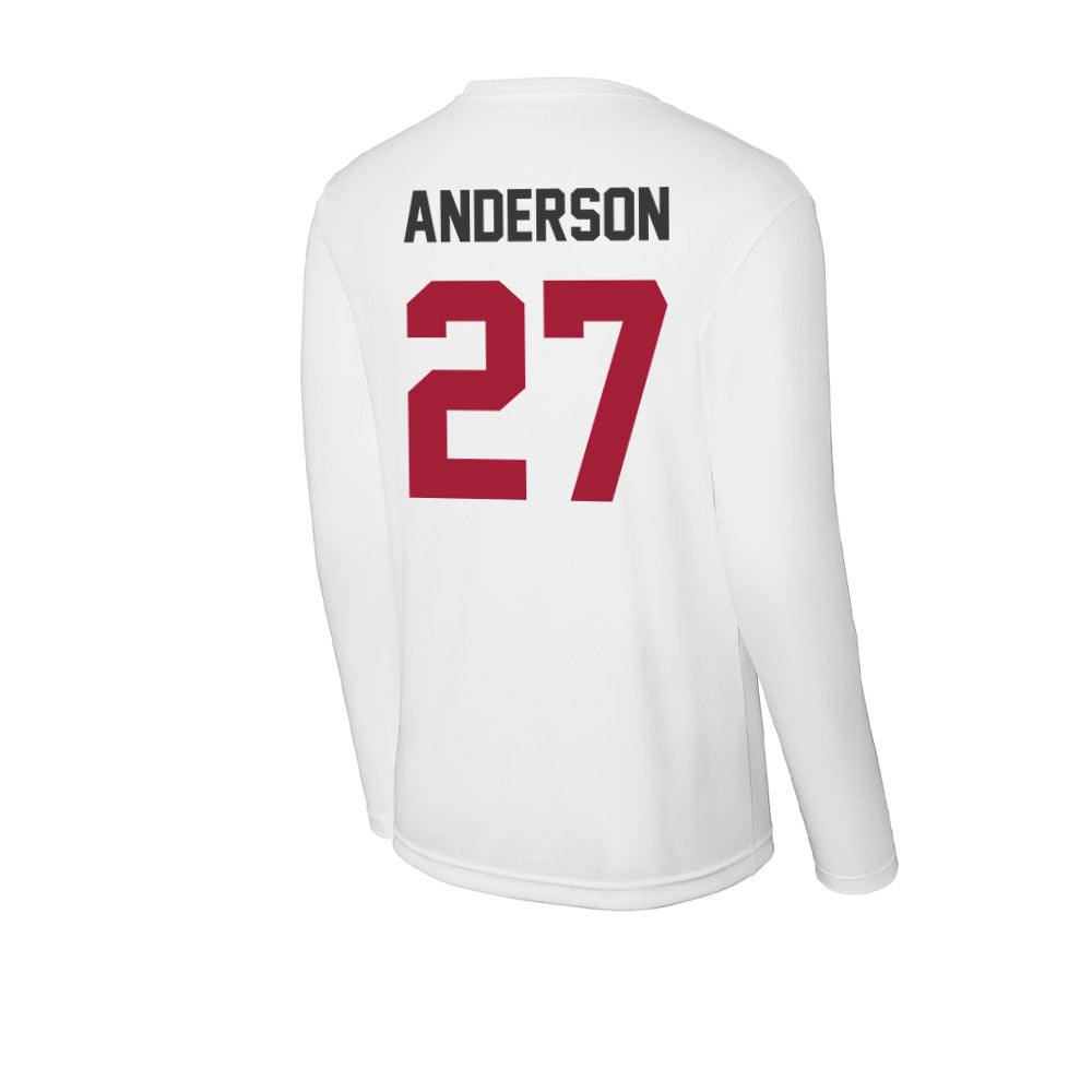 Arkansas - NCAA Women's Soccer : Dejionee Anderson - Activewear Long Sleeve T-Shirt
