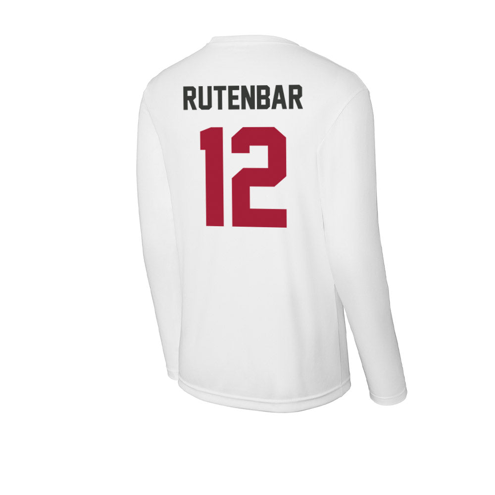 Arkansas - NCAA Baseball : Carter Rutenbar - Activewear Long Sleeve T-Shirt-1