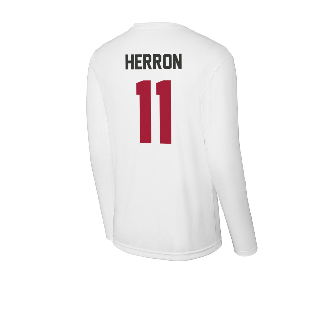 Arkansas - NCAA Softball : Robyn Herron - Activewear Long Sleeve T-Shirt