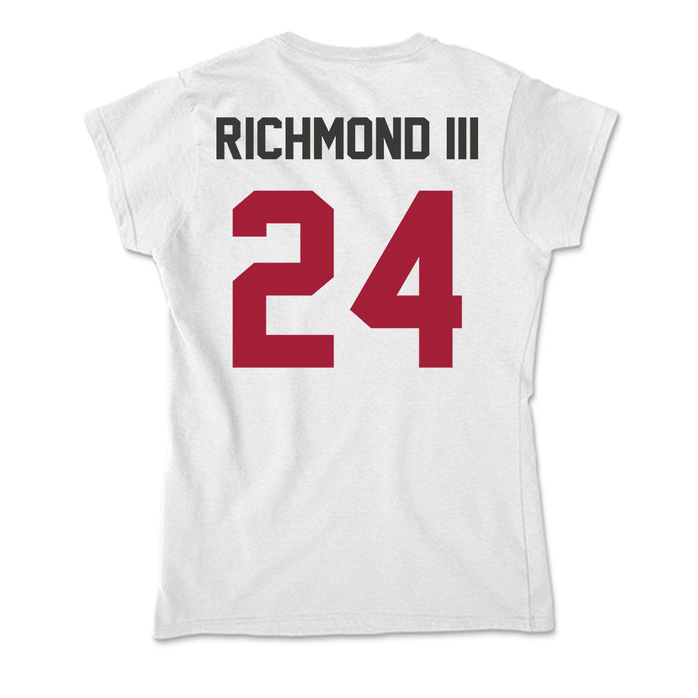 Arkansas - NCAA Men's Basketball : Billy Richmond III - Soft Style Women’s T-Shirt-1