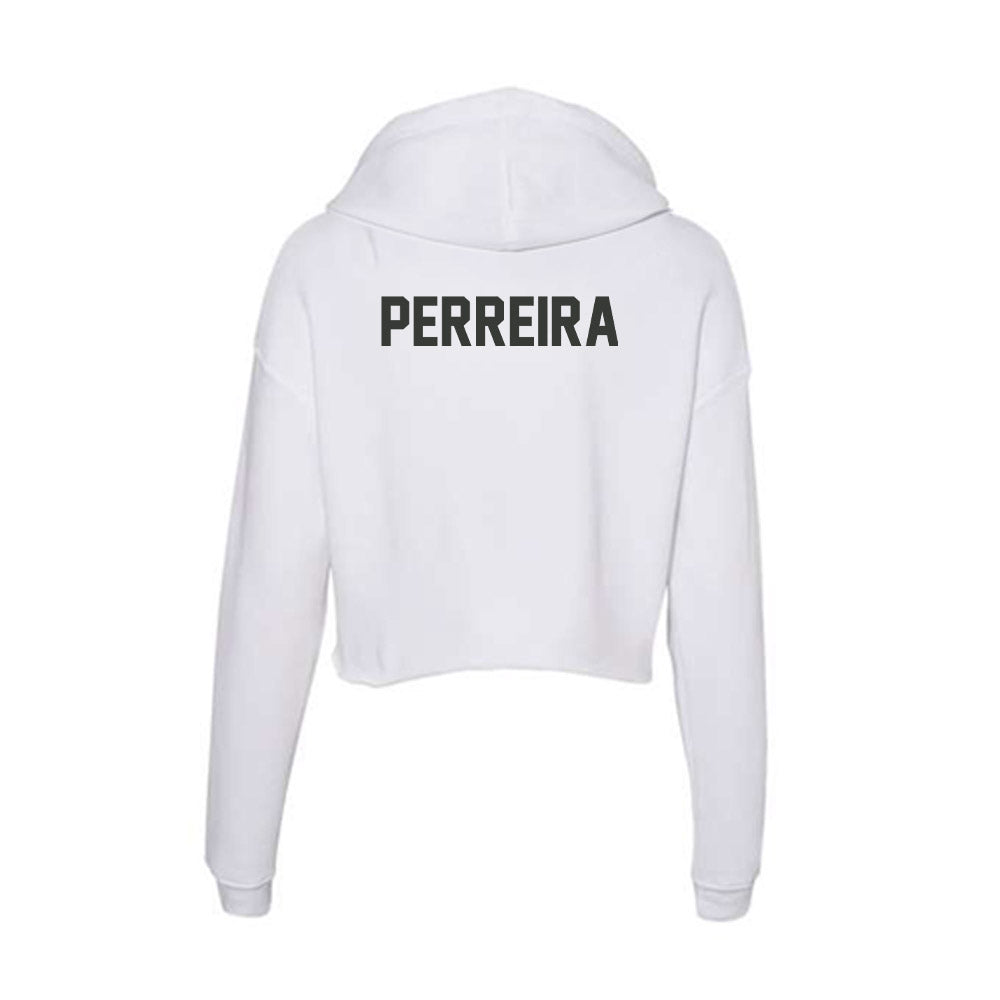 Arkansas - NCAA Women's Swimming & Diving : Isabella Perreira - Women's Crop Fleece Hoodie-1