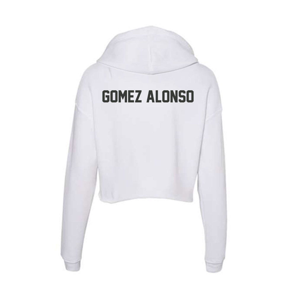Arkansas - NCAA Women's Tennis : Carolina Gomez Alonso - Women's Crop Fleece Hoodie-1