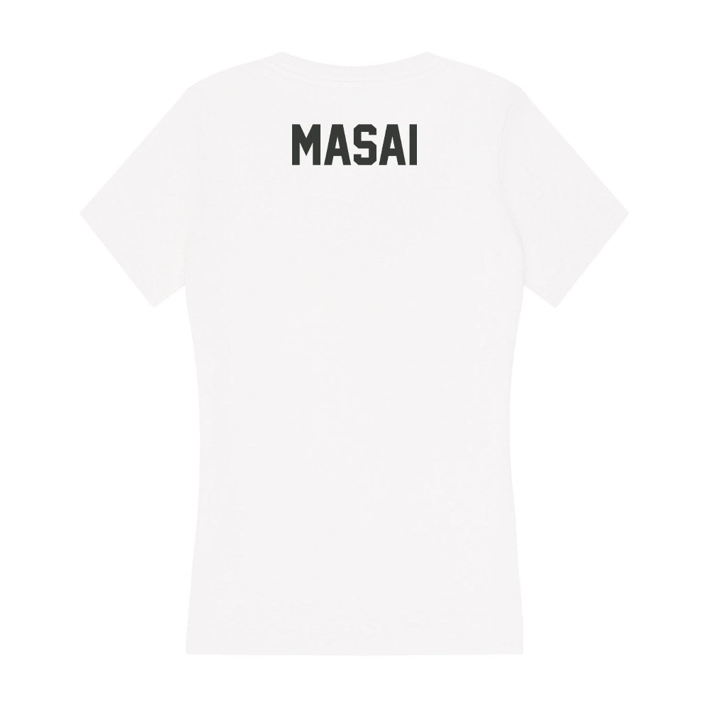 Arkansas - NCAA Men's Cross Country : Brian Masai - Women's V-Neck T-Shirt-1