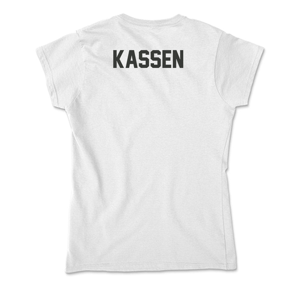 Arkansas - NCAA Men's Track & Field : Cale Kassen - Soft Style Women’s T-Shirt-1