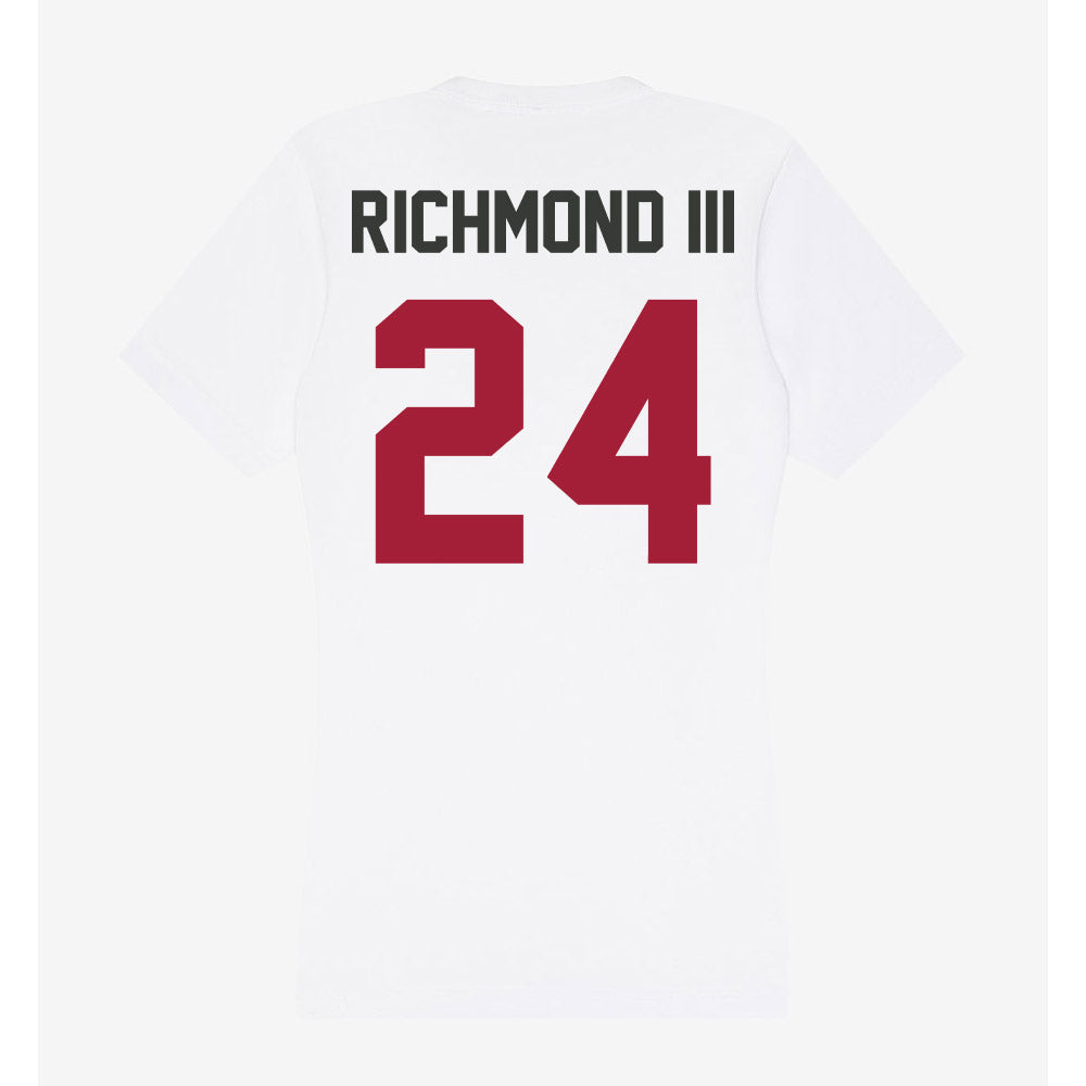 Arkansas - NCAA Men's Basketball : Billy Richmond III - Women's V-Neck T-Shirt-1