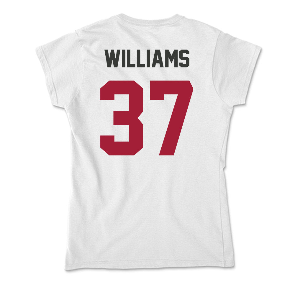 Arkansas - NCAA Baseball : Luke Williams - Soft Style Women’s T-Shirt-1