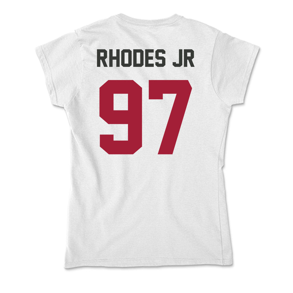 Arkansas - NCAA Football : Quincy Rhodes Jr - Soft Style Women’s T-Shirt-1