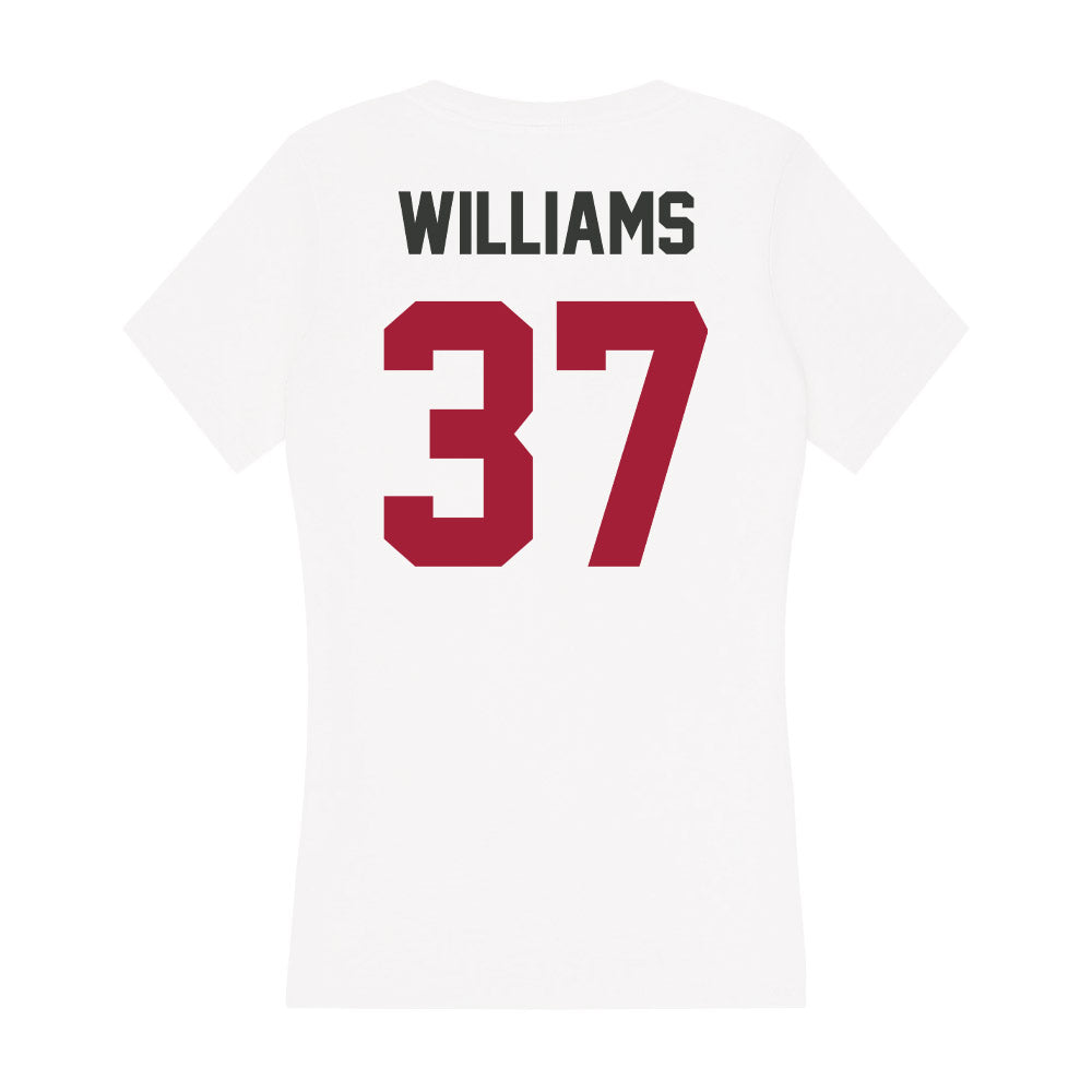 Arkansas - NCAA Baseball : Luke Williams - Women's V-Neck T-Shirt-1