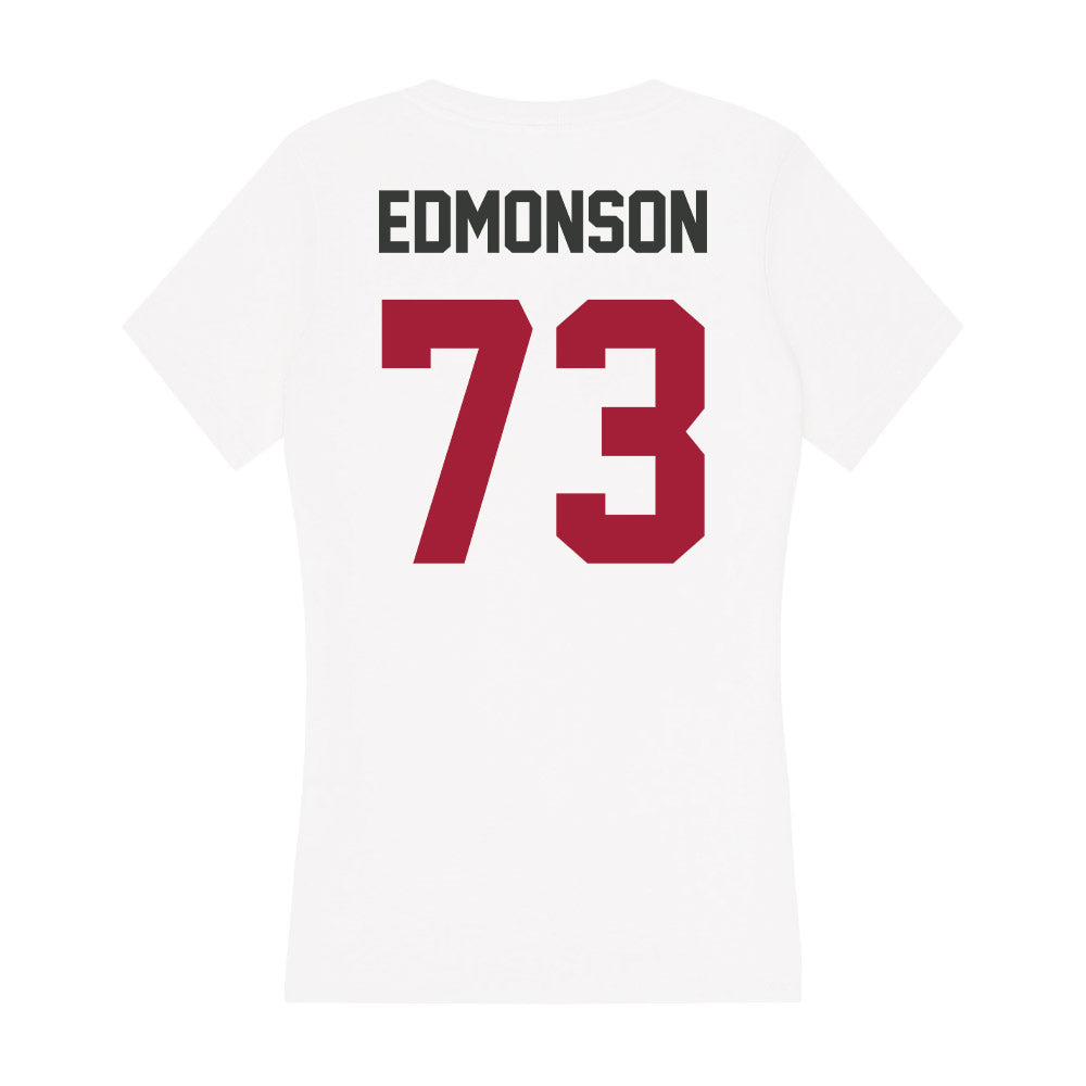 Arkansas - NCAA Football : Brooks Edmonson - Women's V-Neck T-Shirt-1