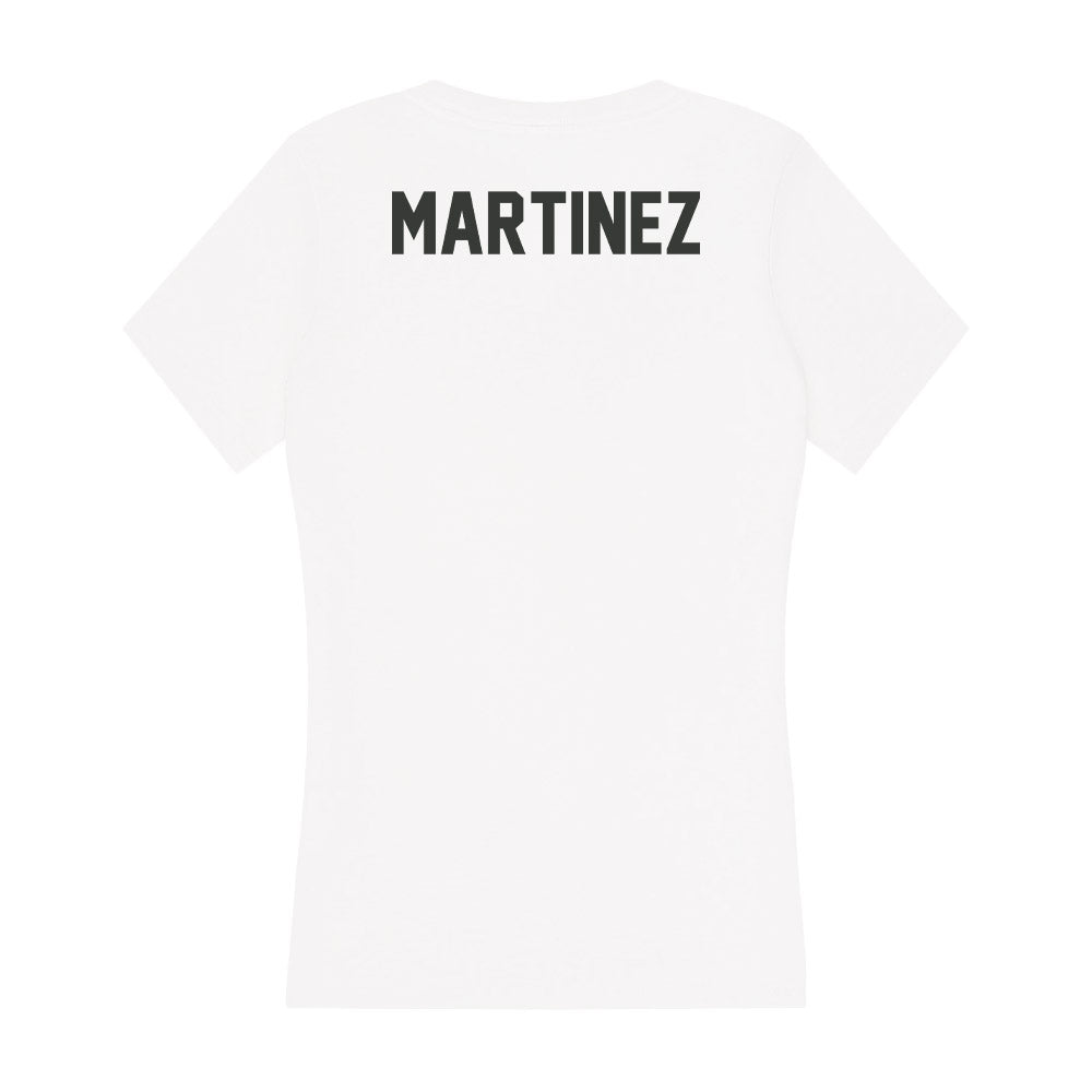 Arkansas - NCAA Women's Swimming & Diving : Malea Martinez - Women's V-Neck T-Shirt-1