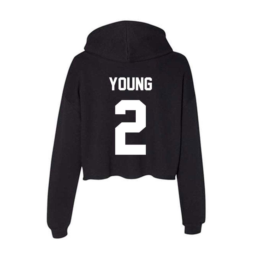 Gonzaga - NCAA Baseball : Ryder Young - Women's Crop Fleece Hoodie-1