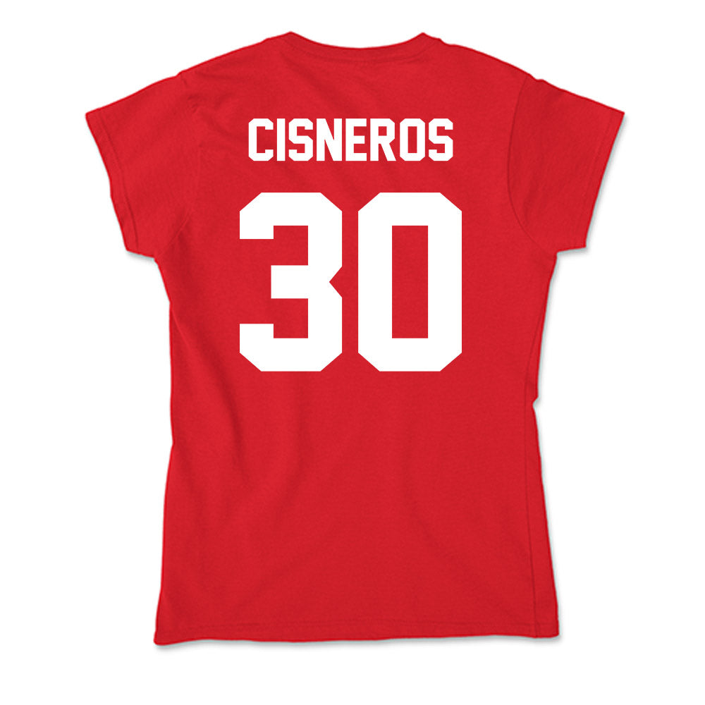 Gonzaga - NCAA Baseball : Andrew Cisneros - Soft Style Women’s T-Shirt-1