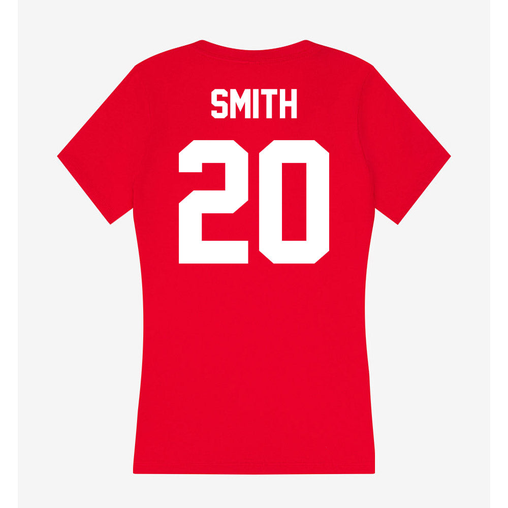 Gonzaga - NCAA Women's Basketball : taylor smith - Women's V-Neck T-Shirt-1