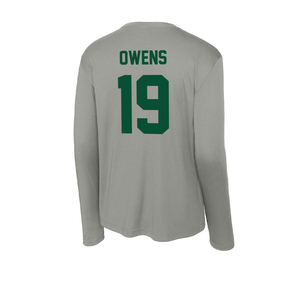 Baylor - NCAA Acrobatics & Tumbling : Lawrence Owens - Activewear Long Sleeve T-Shirt-1