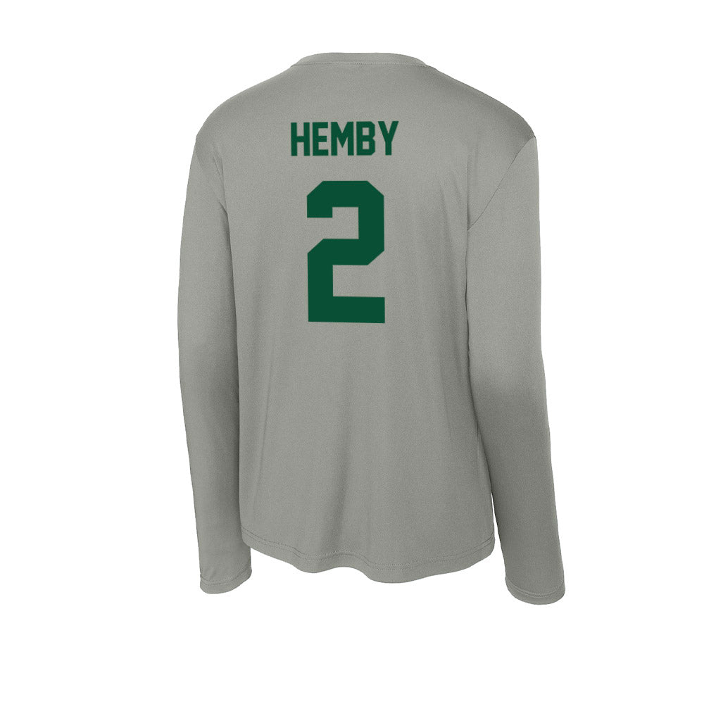 Baylor - NCAA Acrobatics & Tumbling : Charlyze Hemby - Activewear Long Sleeve T-Shirt-1