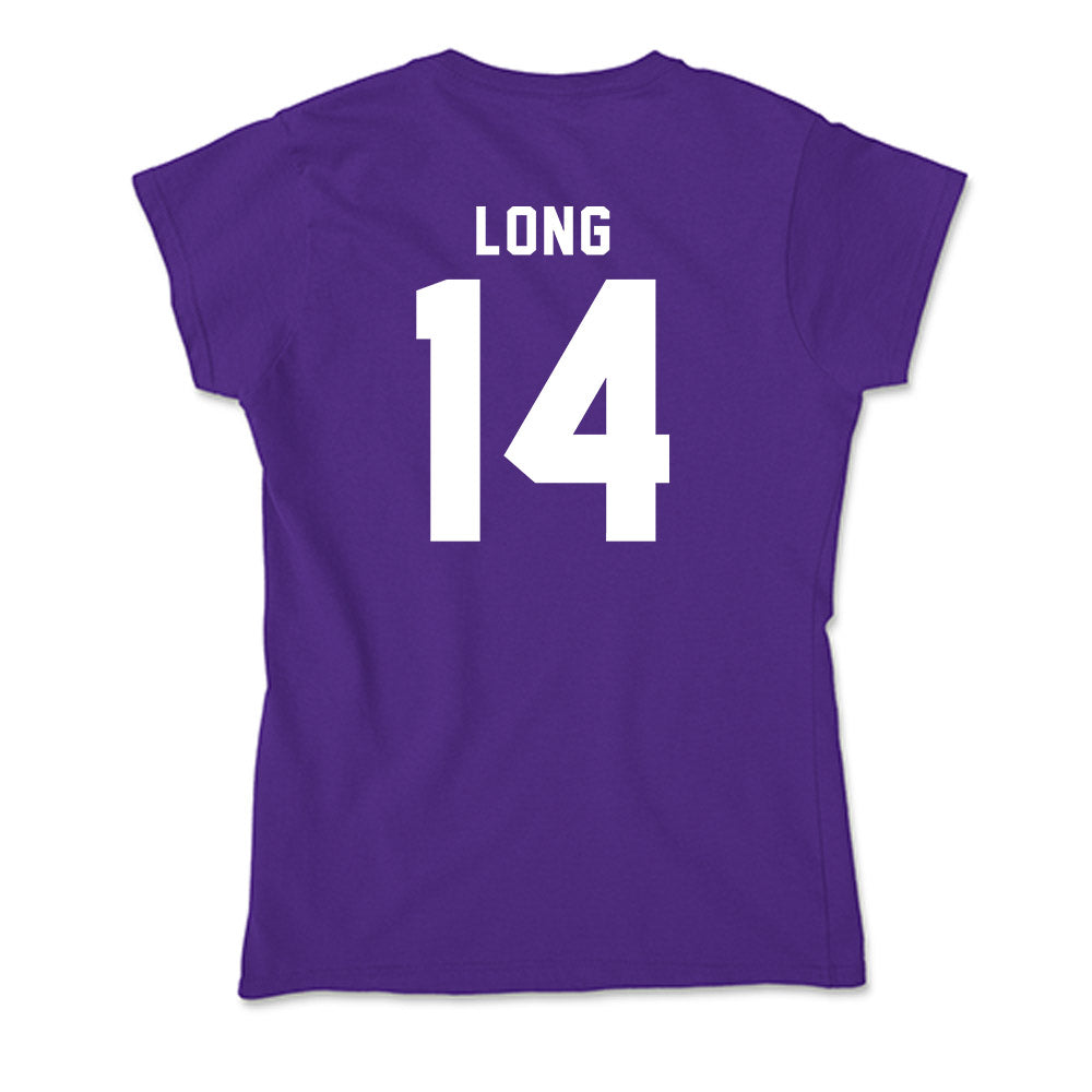 TCU - NCAA Beach Volleyball : Anna Long - Soft Style Women’s T-Shirt-1