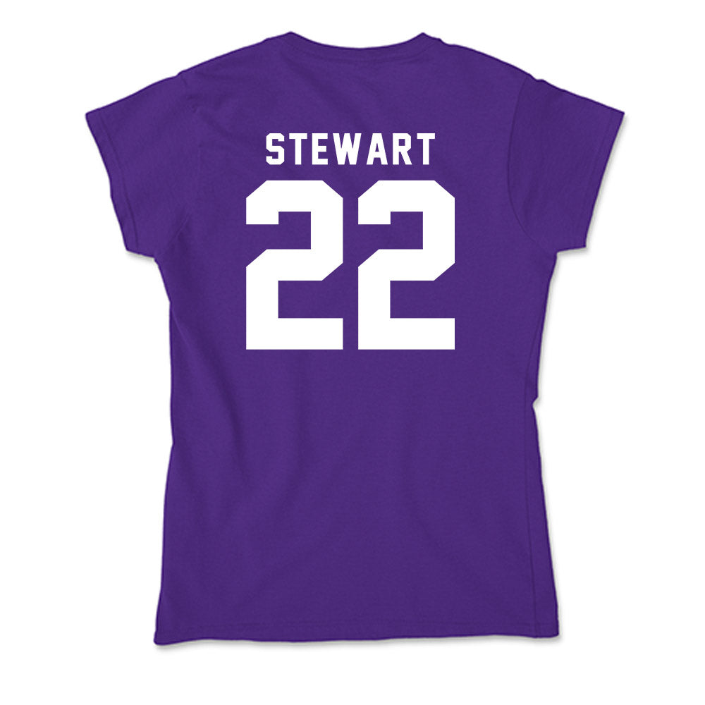 TCU - NCAA Men's Basketball : Adam Stewart - Soft Style Women’s T-Shirt-1