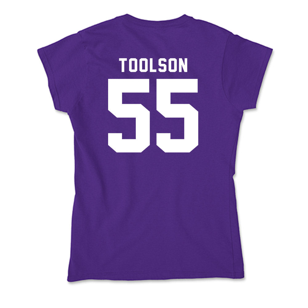 TCU - NCAA Men's Basketball : Tanner Toolson - Soft Style Women’s T-Shirt-1