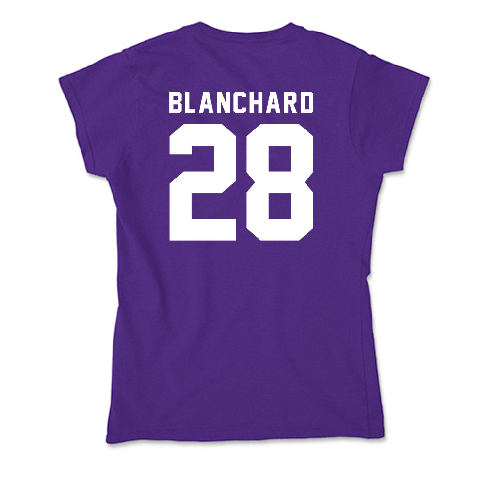 TCU - NCAA Baseball : Colin Blanchard - Soft Style Women’s T-Shirt-1