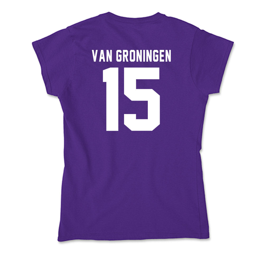 TCU - NCAA Women's Volleyball : Emily Van Groningen - Soft Style Women’s T-Shirt-1