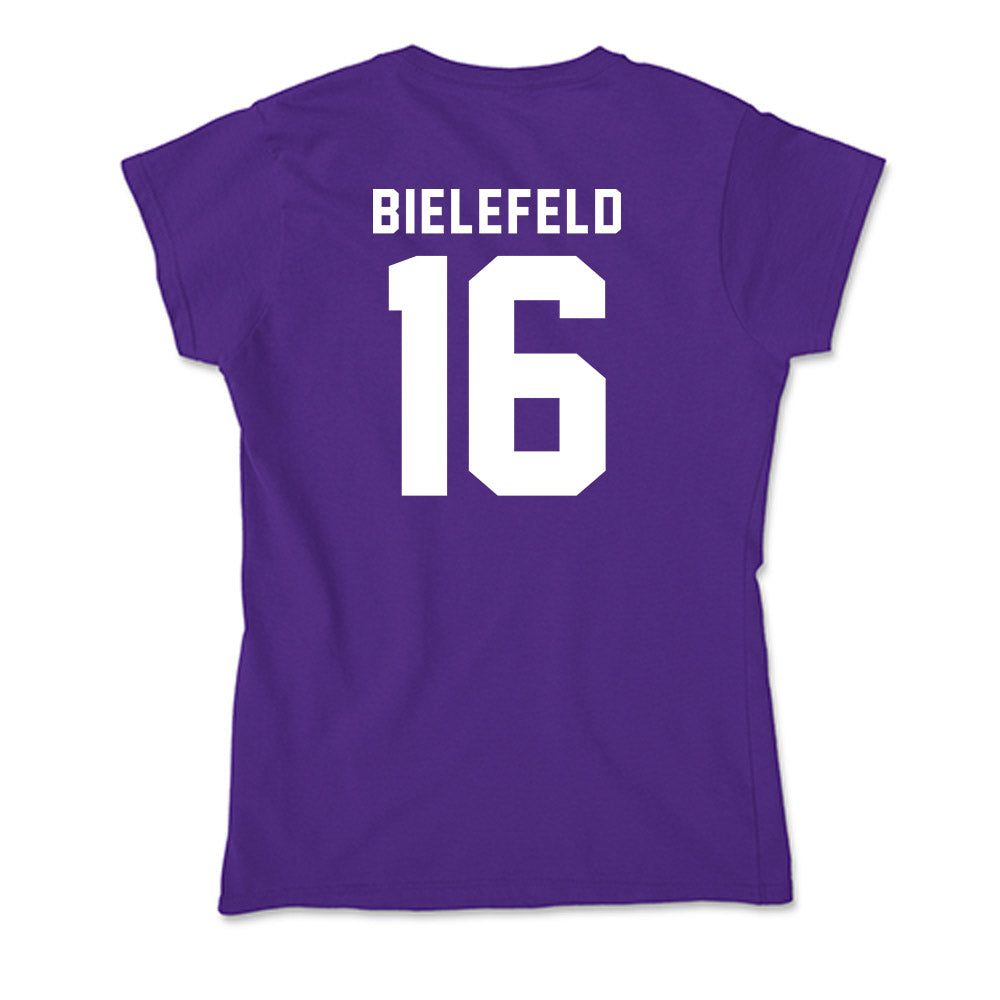 TCU - NCAA Women's Basketball : Clara Bielefeld - Soft Style Women’s T-Shirt-1