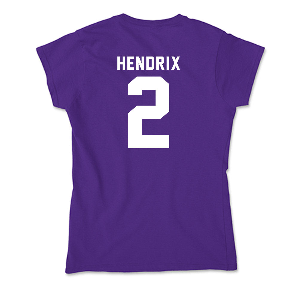 TCU - NCAA Women's Volleyball : Evan Hendrix - Soft Style Women’s T-Shirt-1