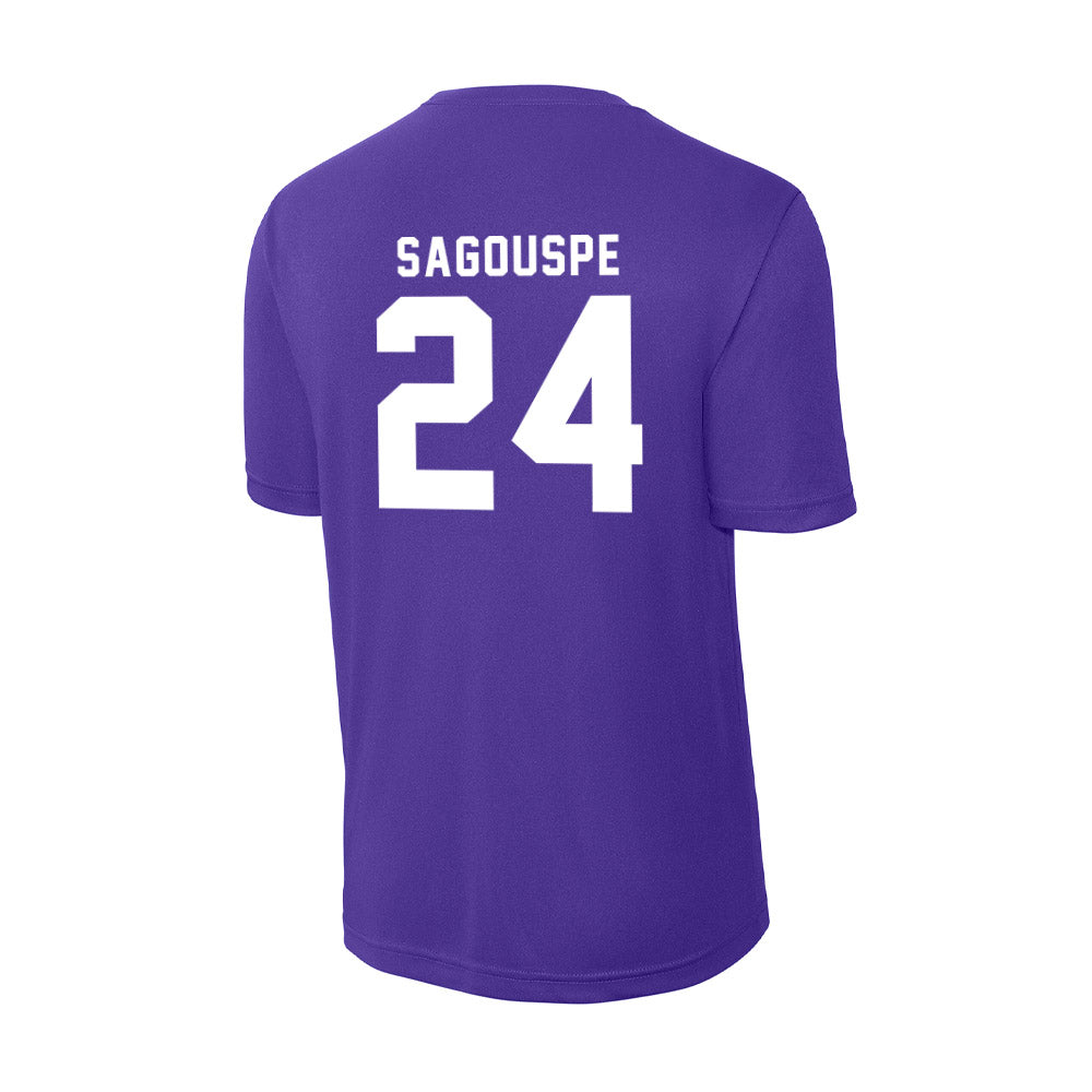 TCU - NCAA Baseball : Tanner Sagouspe - Activewear T-Shirt-1