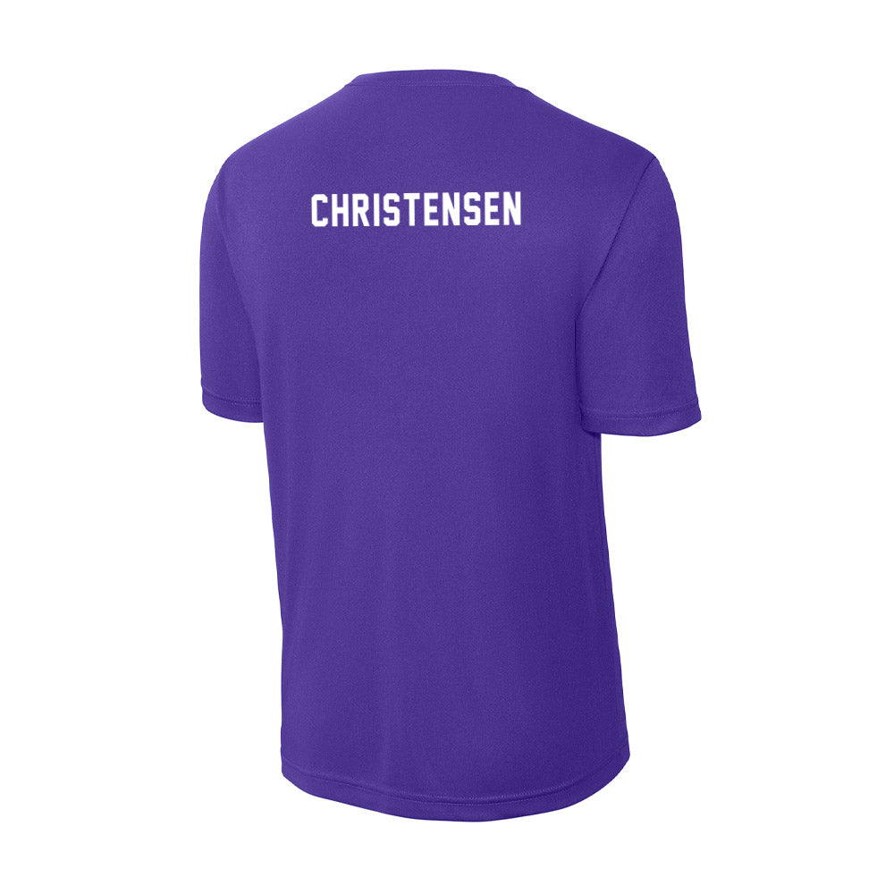 TCU - NCAA Women's Swimming & Diving : Nicole Christensen - Activewear T-Shirt-1
