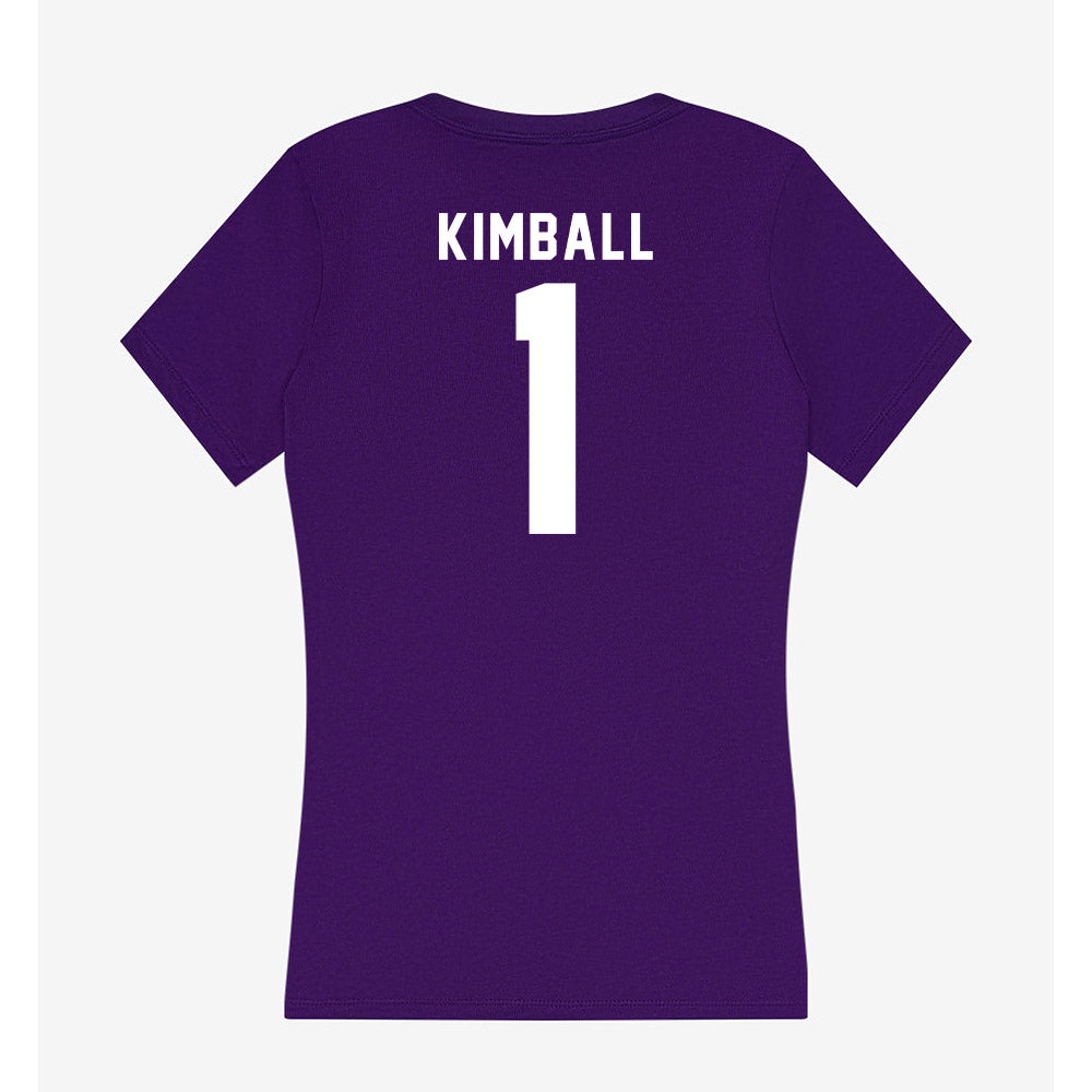 TCU - NCAA Equestrian : Annie Kimball - Women's V-Neck T-Shirt-1