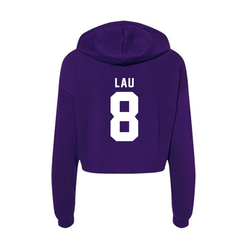 TCU - NCAA Women's Golf : Lois Lau - Women's Crop Fleece Hoodie-1