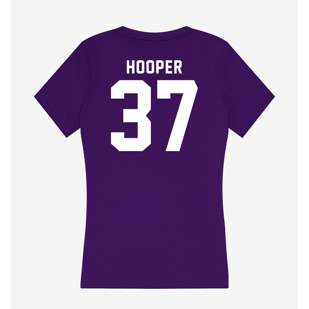 TCU - NCAA Football : Hudson Hooper - Women's V-Neck T-Shirt-1