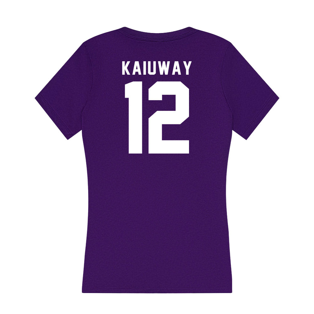 TCU - NCAA Football : Lafayette Kaiuway - Women's V-Neck T-Shirt-1