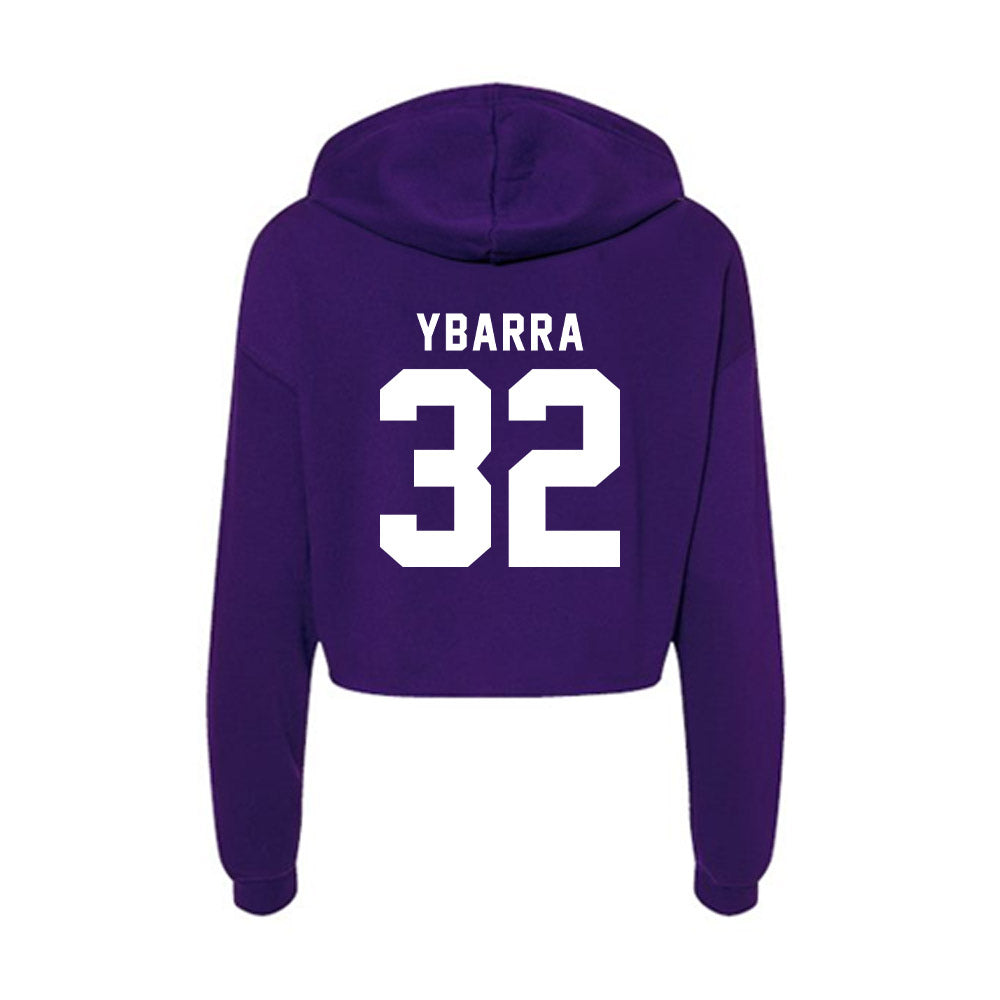 TCU - NCAA Women's Soccer : Kira Ybarra - Women's Crop Fleece Hoodie-1