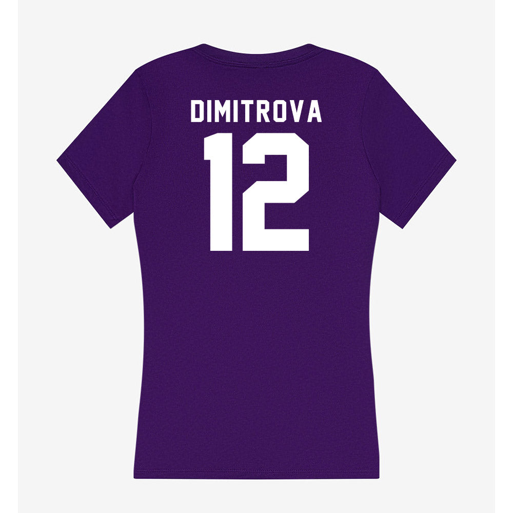 TCU - NCAA Women's Golf : Sofie Dimitrova - Women's V-Neck T-Shirt-1