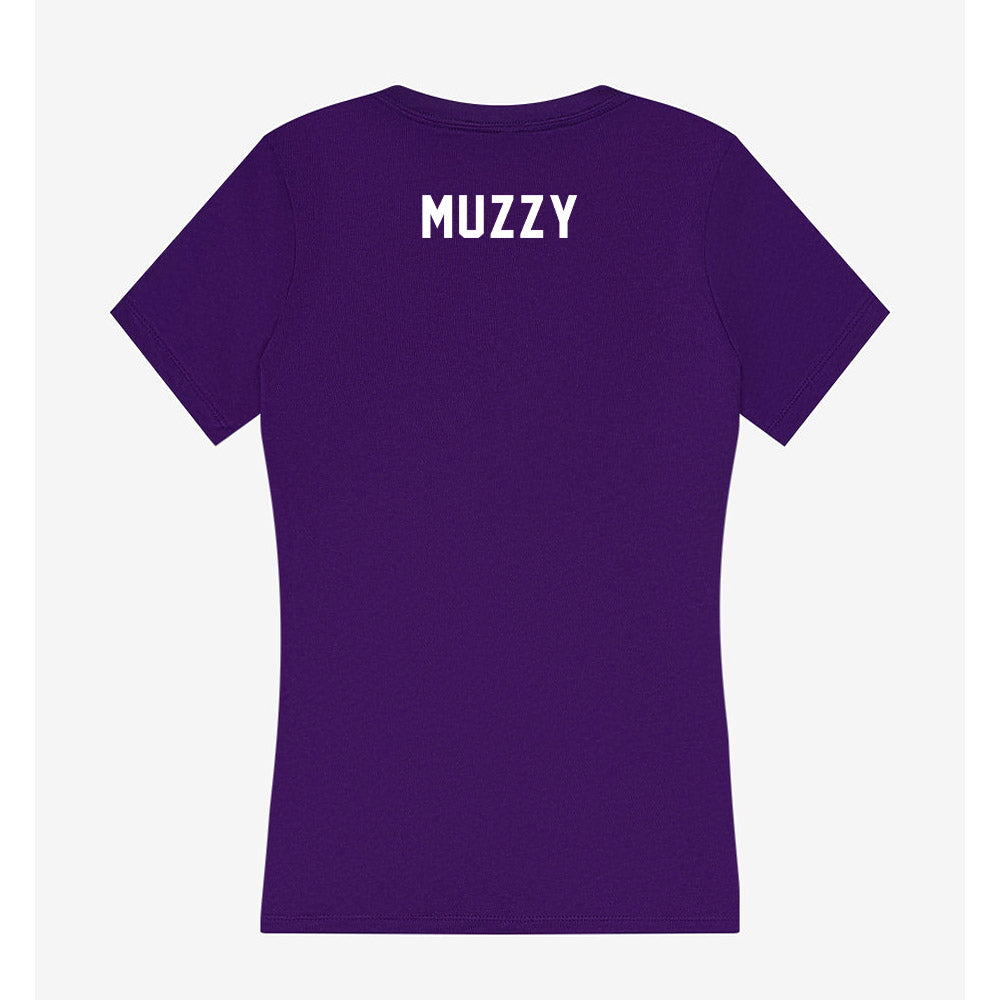 TCU - NCAA Equestrian : Lily Muzzy - Women's V-Neck T-Shirt-1