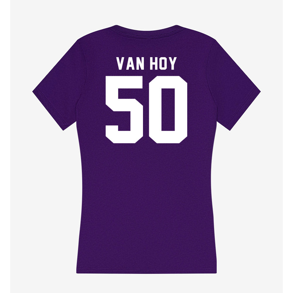 TCU - NCAA Football : Witten Van Hoy - Women's V-Neck T-Shirt-1
