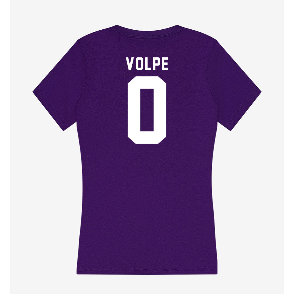 TCU - NCAA Women's Volleyball : Alice Volpe - Women's V-Neck T-Shirt-1