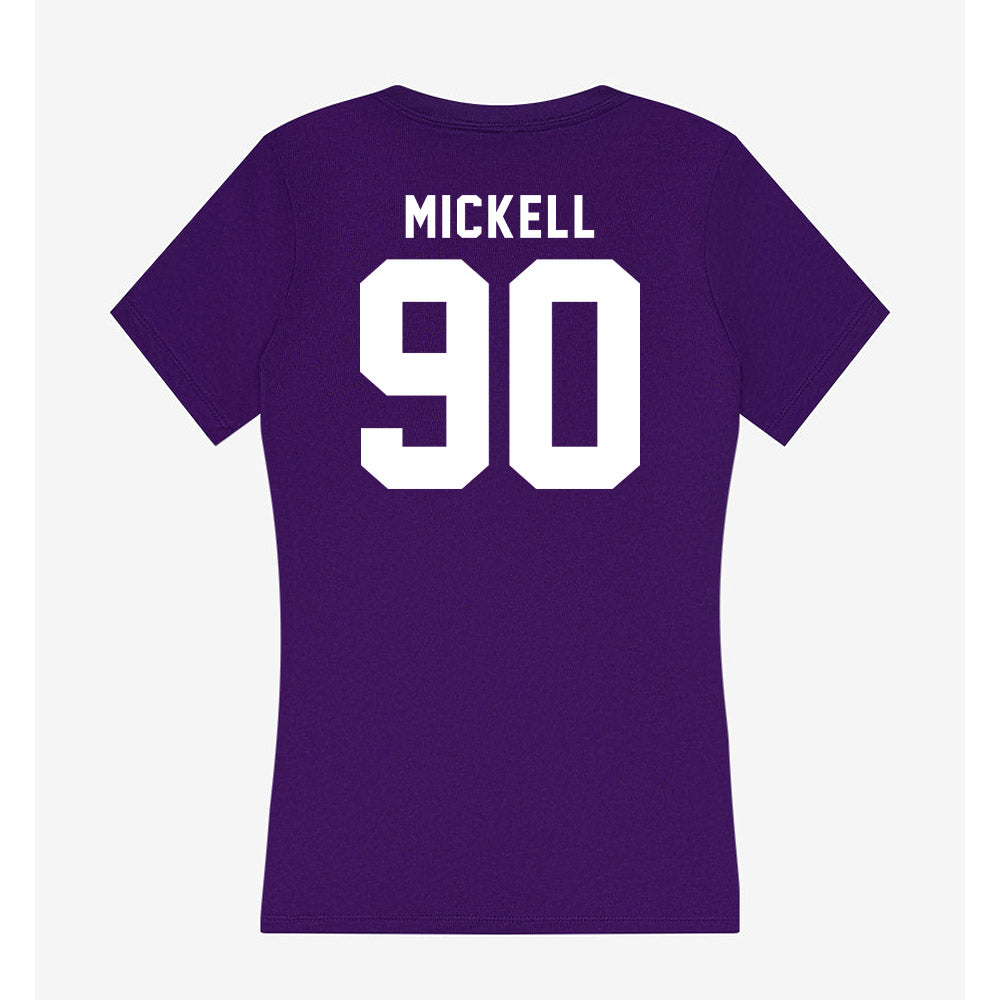 TCU - NCAA Football : Kelten Mickell - Women's V-Neck T-Shirt-1